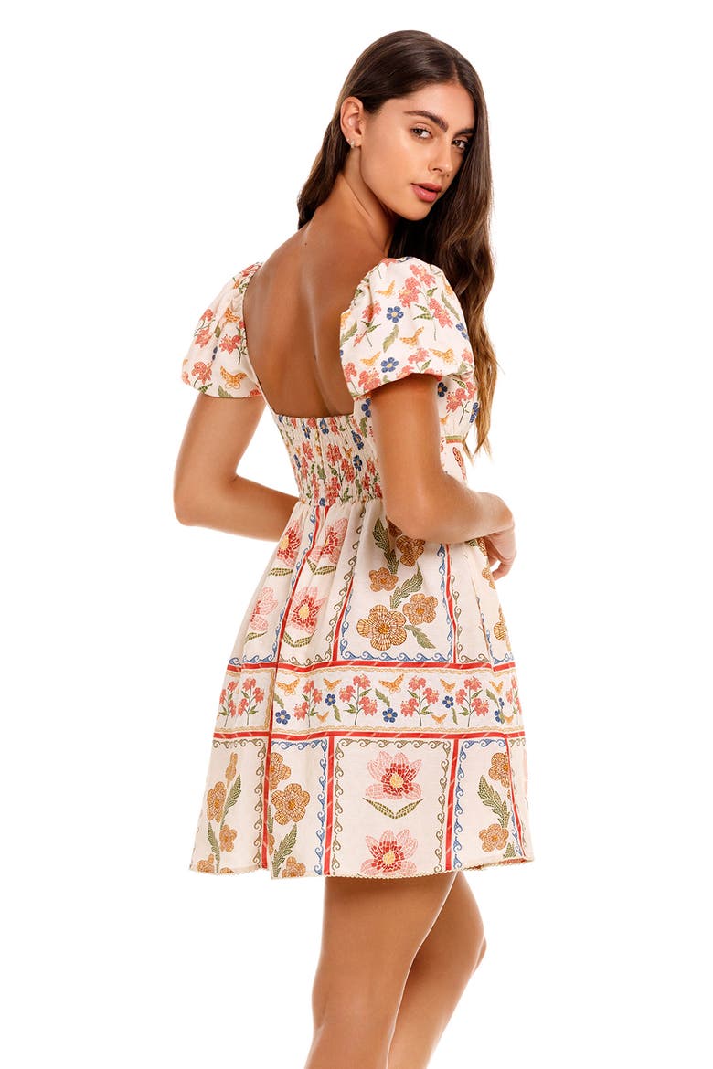 Rsal Fiore Cover-Up Dress, Alternate, color, BROWN