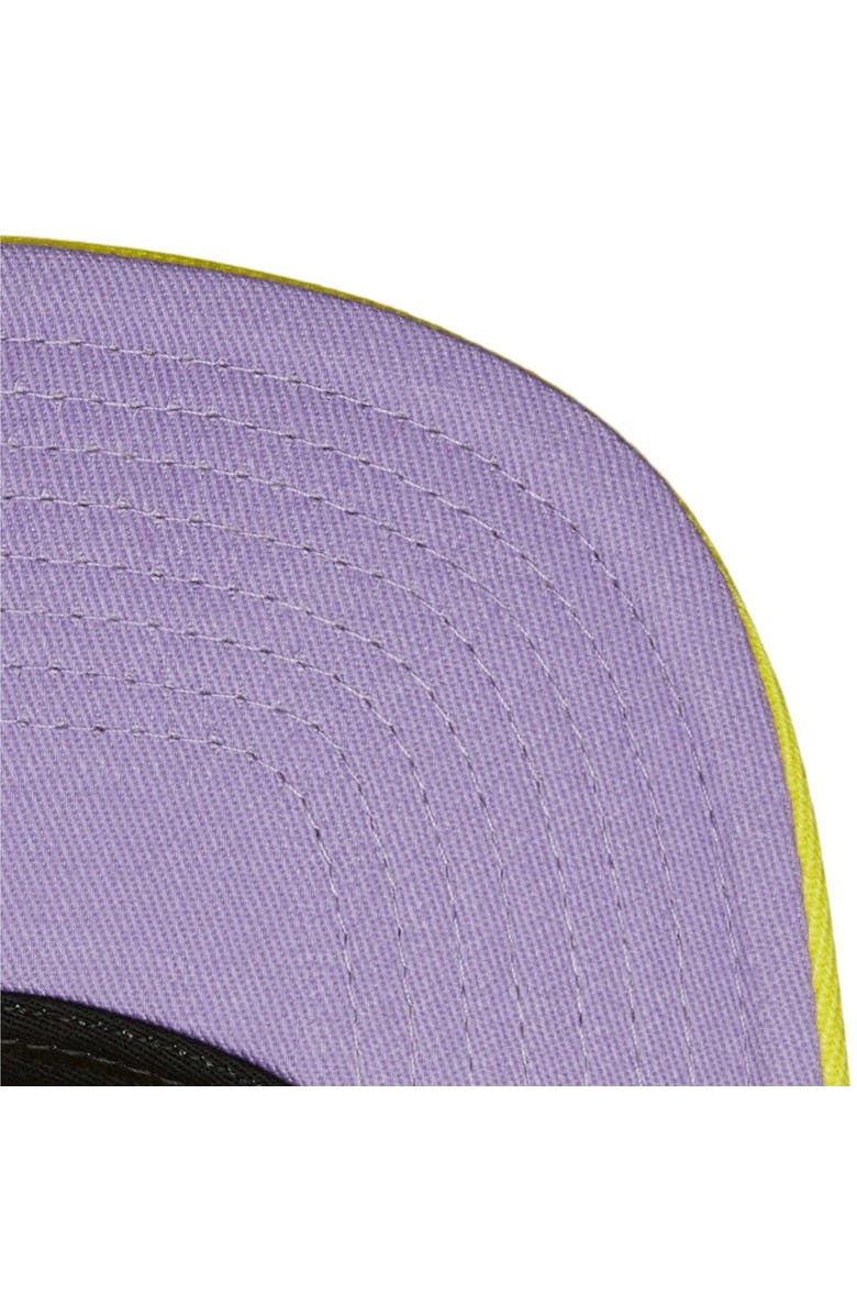 Mitchell & Ness Men's Mitchell & Ness Gold Los Angeles Lakers Hardwood Classics Soul Pastel Snapback Hat, Alternate, color,