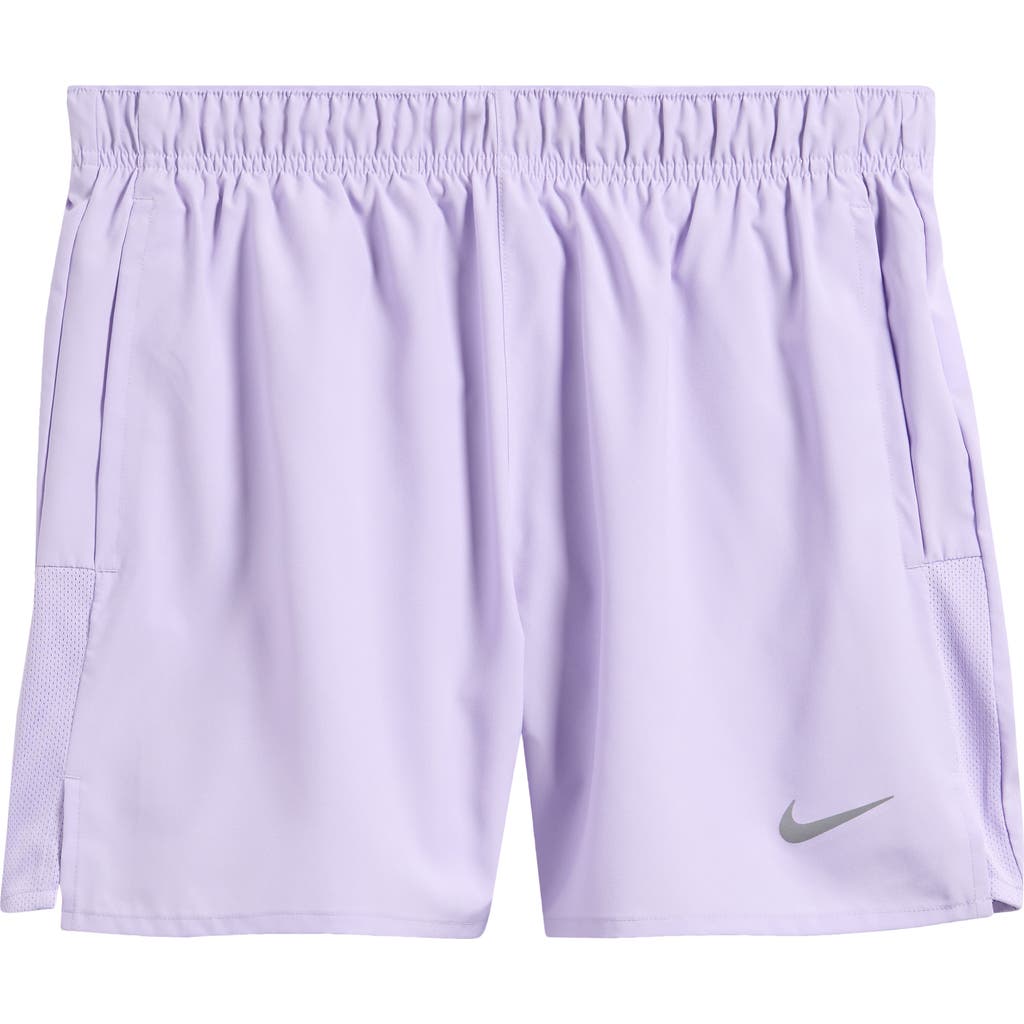 Nike Dri-fit Challenger 5-inch Brief Lined Shorts In Hydrangeas