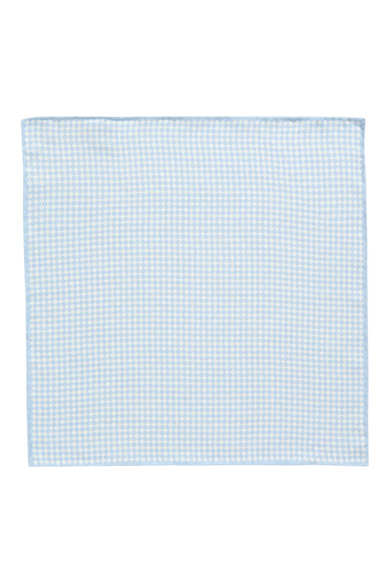 Silk Pocket Square, Alternate, color, LIGHT/PASTEL BLUE