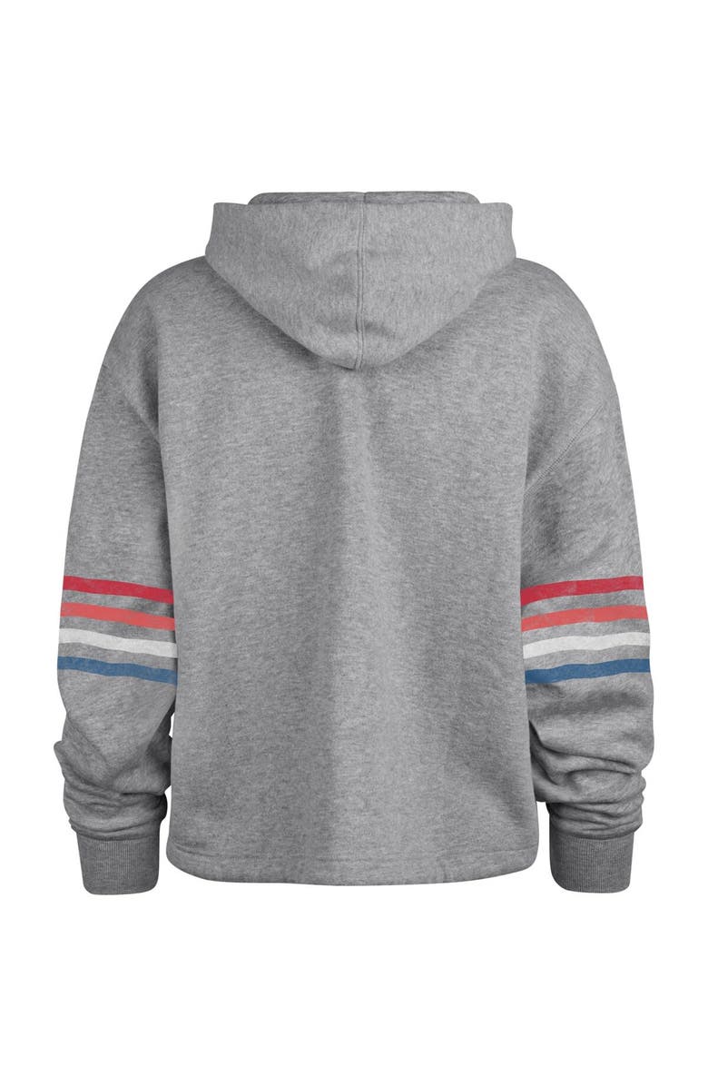 '47 Women's '47 Heather Gray New York Giants Upland Bennett Pullover Hoodie, Alternate, color, 