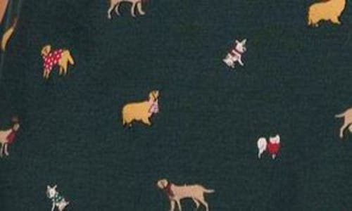 Eberjey Gisele Printed Short Pajamas In Green