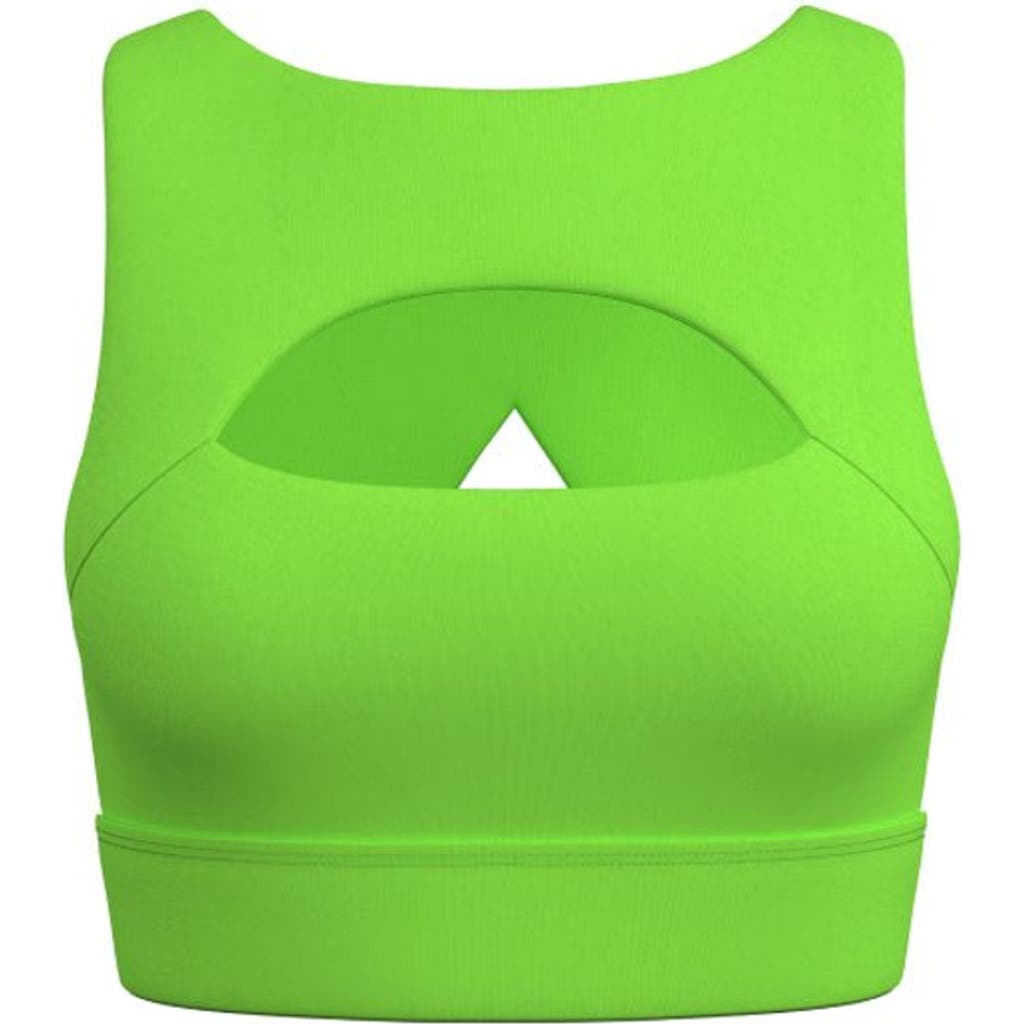Vitality Pulse Keyhole Longline In Neon Green