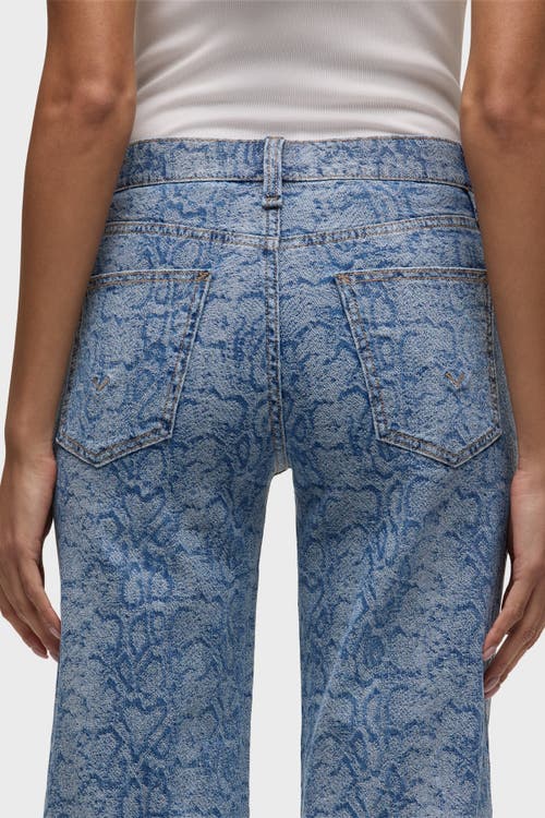 Hudson Jeans Rosie High-rise Wide Leg Ankle In Blue