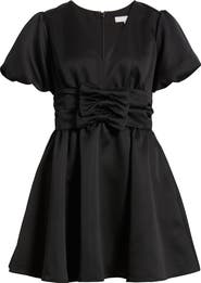 Chelsea28 Bow Detail Puff Sleeve Minidress