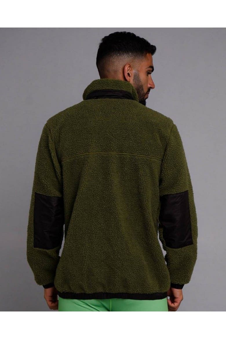 Fleece Jacket - Men's, Alternate, color, Khaki / Black