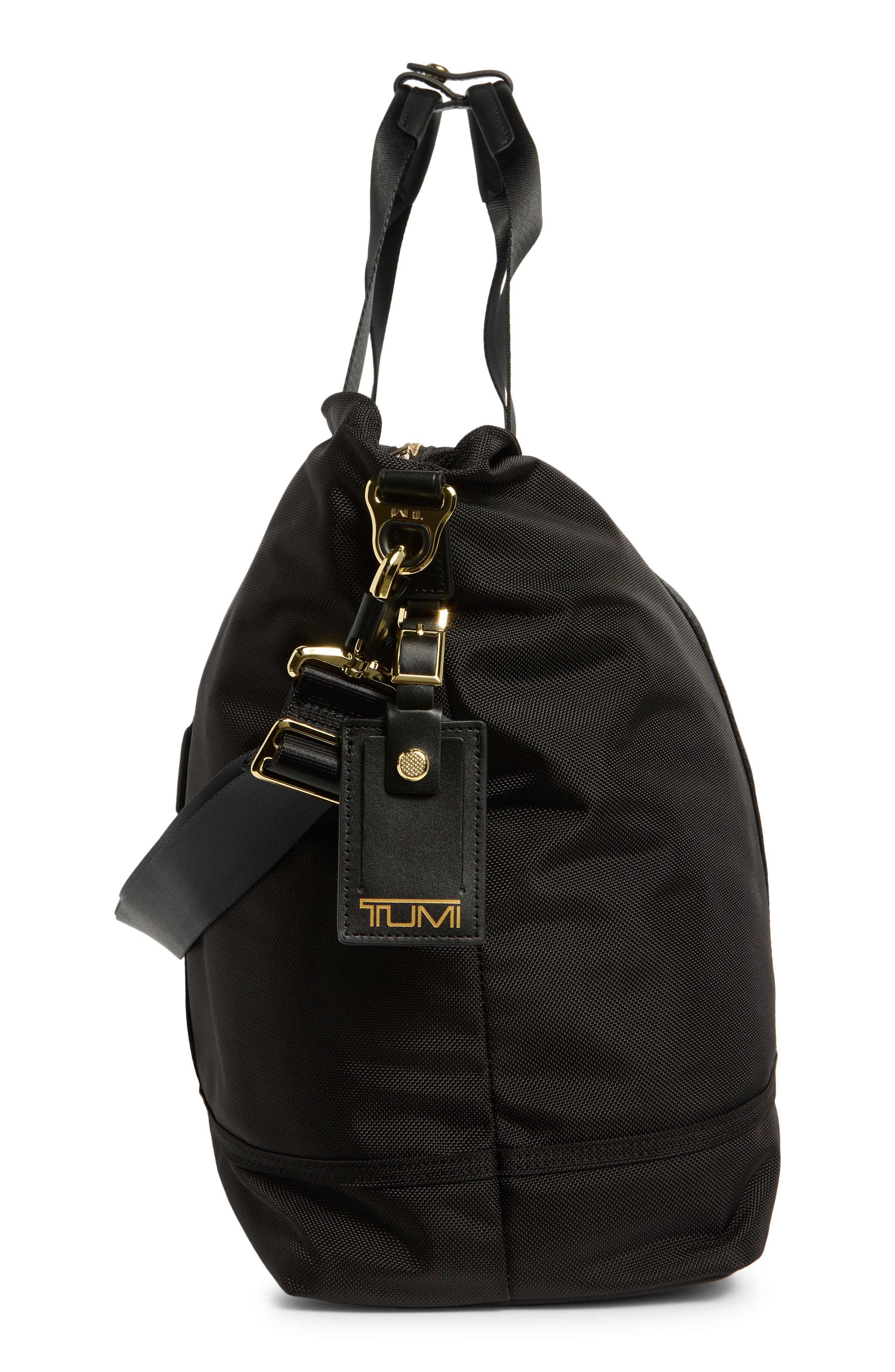 TUMI Carryall Tote, Alternate, color, Black/ Gold