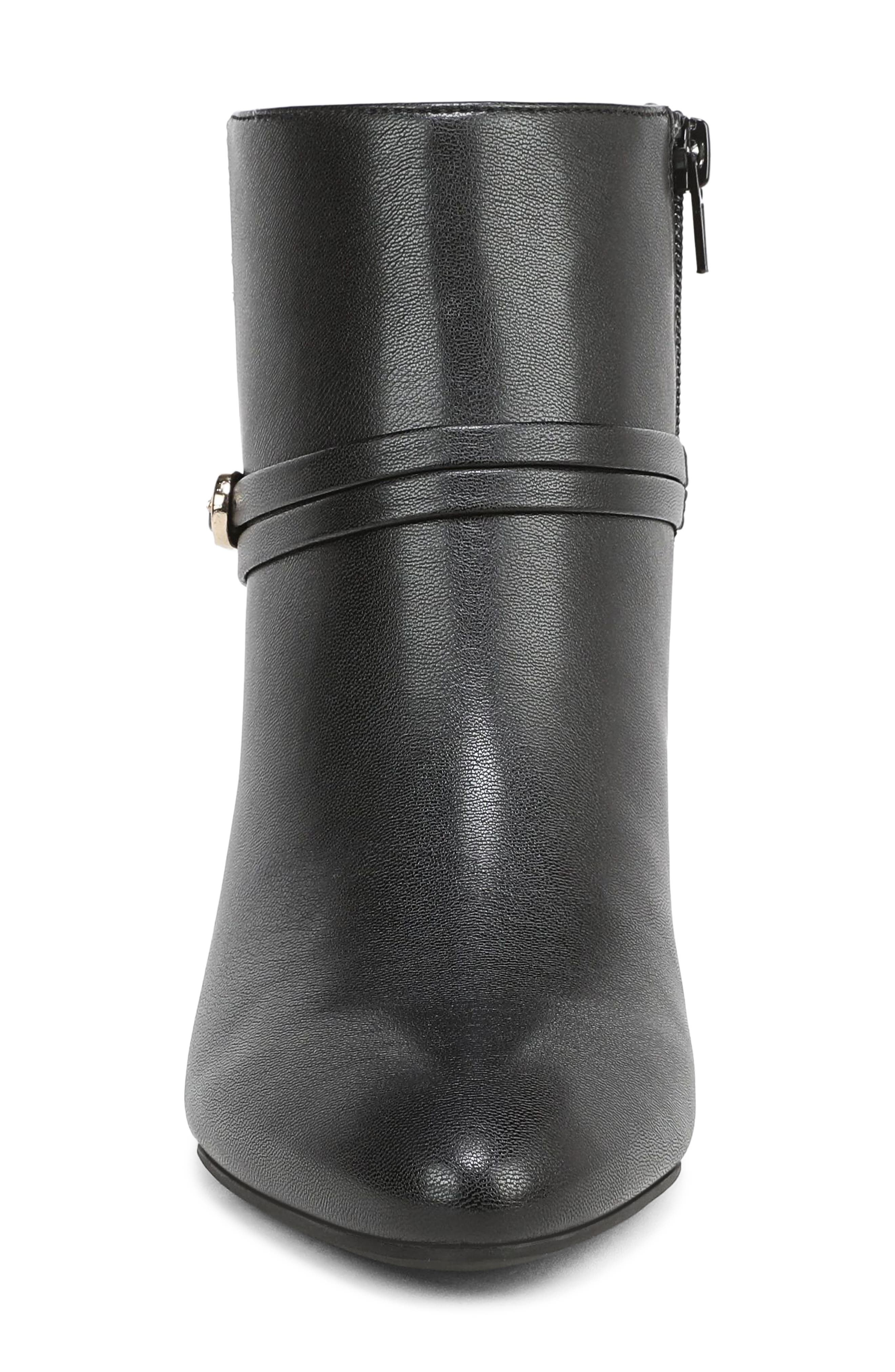 Guild 4 Faux Leather Ankle Bootie, Alternate, color, BLACK