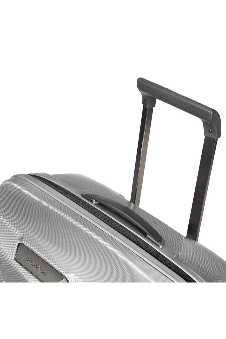 Proxis Hardside 29" Large Checked Spinner Luggage, Alternate, color, Silver
