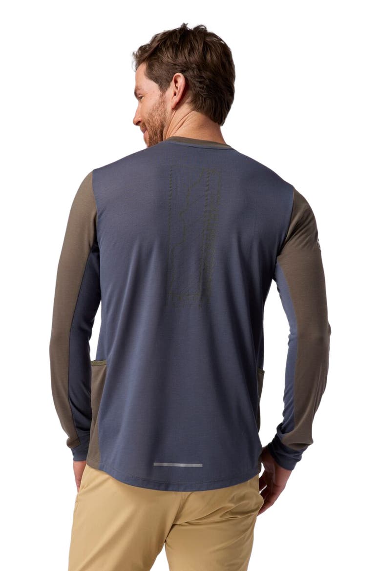 Bga Slickrock Drirelease Long-Sleeve Tech T-Shirt - Men's, Alternate, color, Kalamata/Turbulence