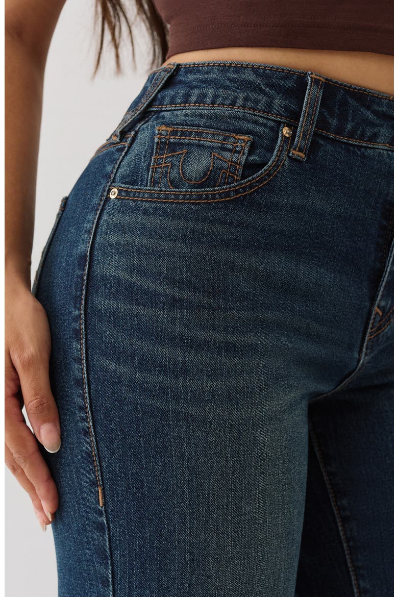 Sarah High Waist Straight Leg Jeans, Alternate, color, MEDIUM AMBER NIGHTS WASH