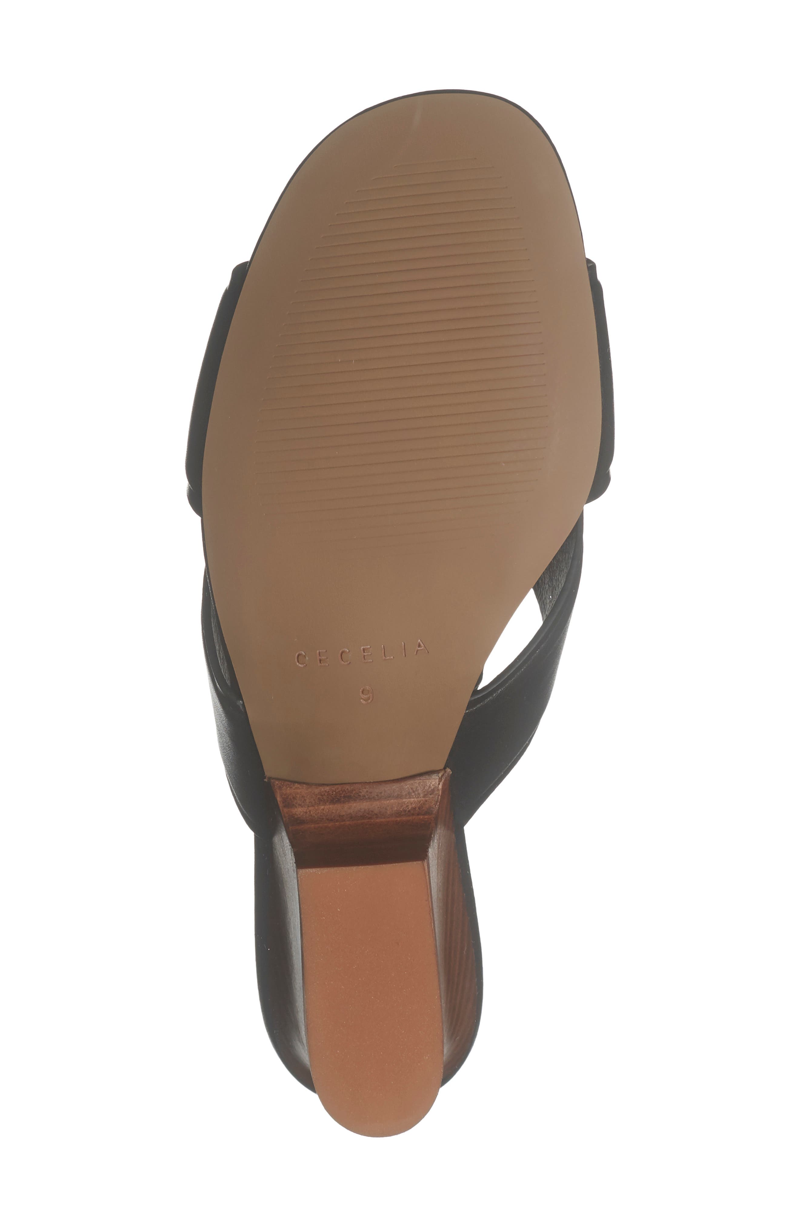 Cecelia New York Faye Wedge Slide Sandal, Alternate, color, Black