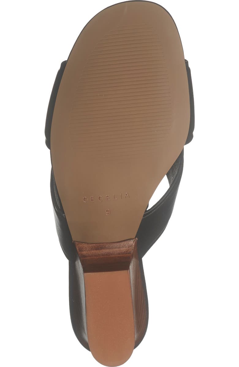 Cecelia New York Faye Wedge Slide Sandal, Alternate, color, Black