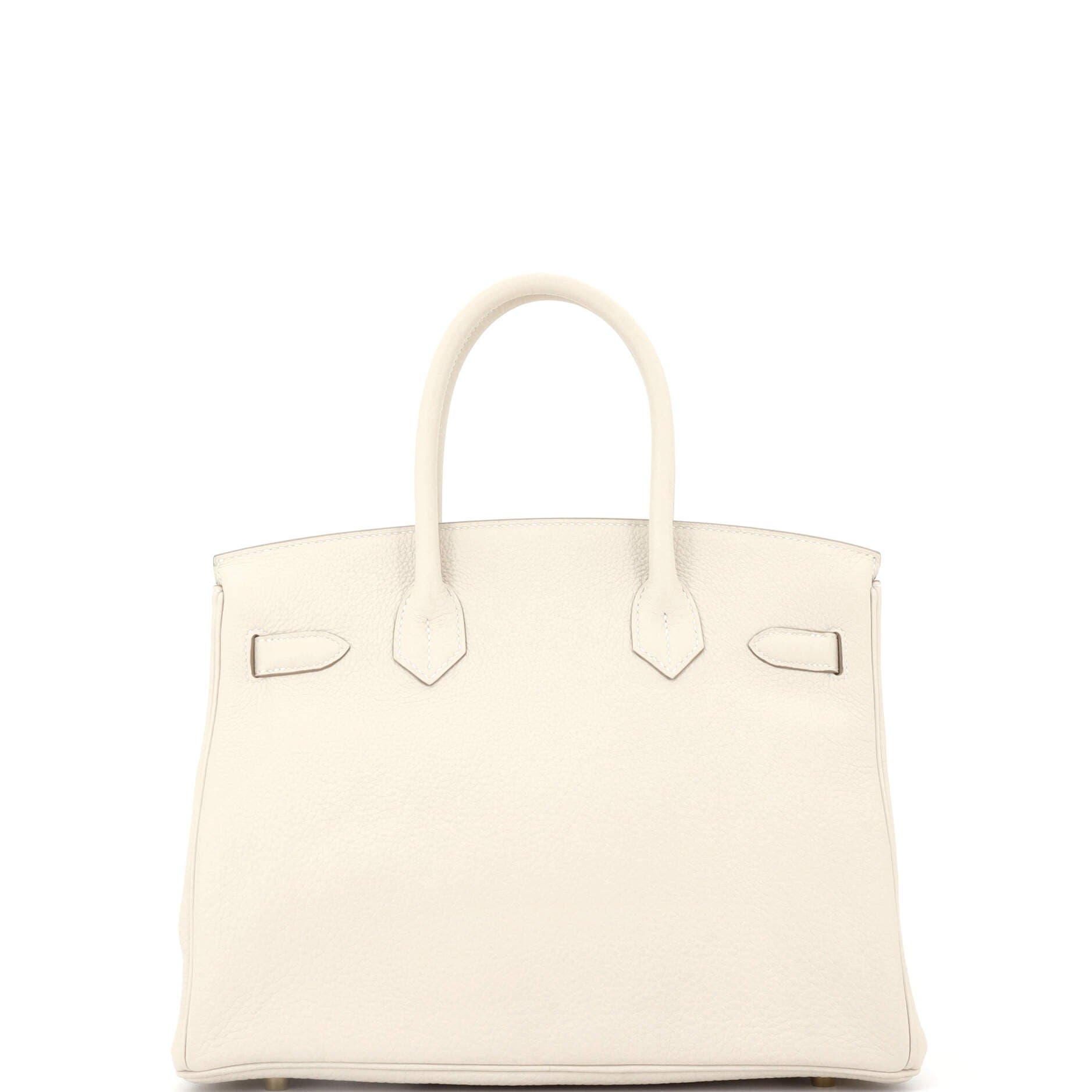 Pre-Owned Hermes Birkin Handbag Light Togo with Gold Hardware 30, Alternate, color, 