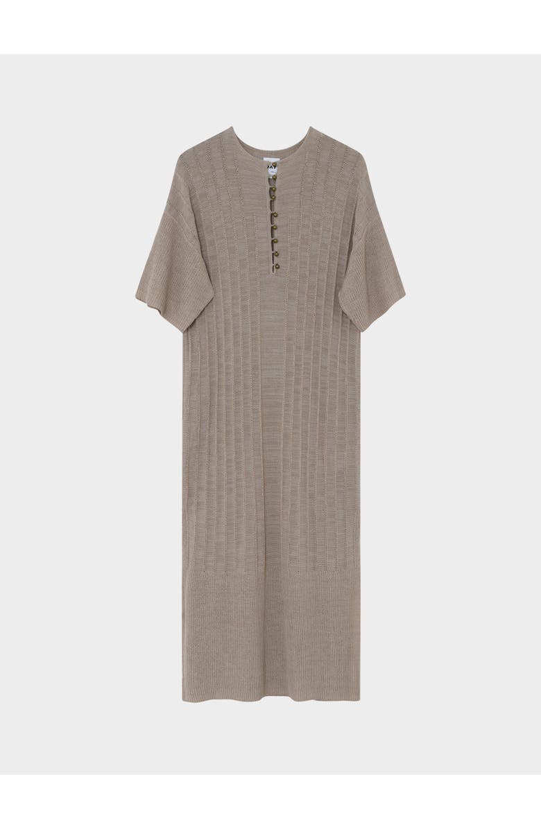 Day Stellan Loose Ribbed Knit Dress, Alternate, color, Cobblestone