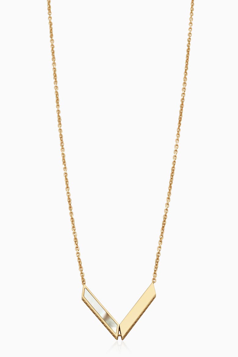 14K Gold Aurora Pendant Necklace, Main, color, Yellow Gold