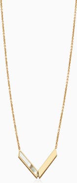 Oradina 14K Gold Aurora Pendant Necklace
