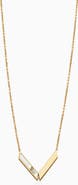 Oradina 14K Gold Aurora Pendant Necklace