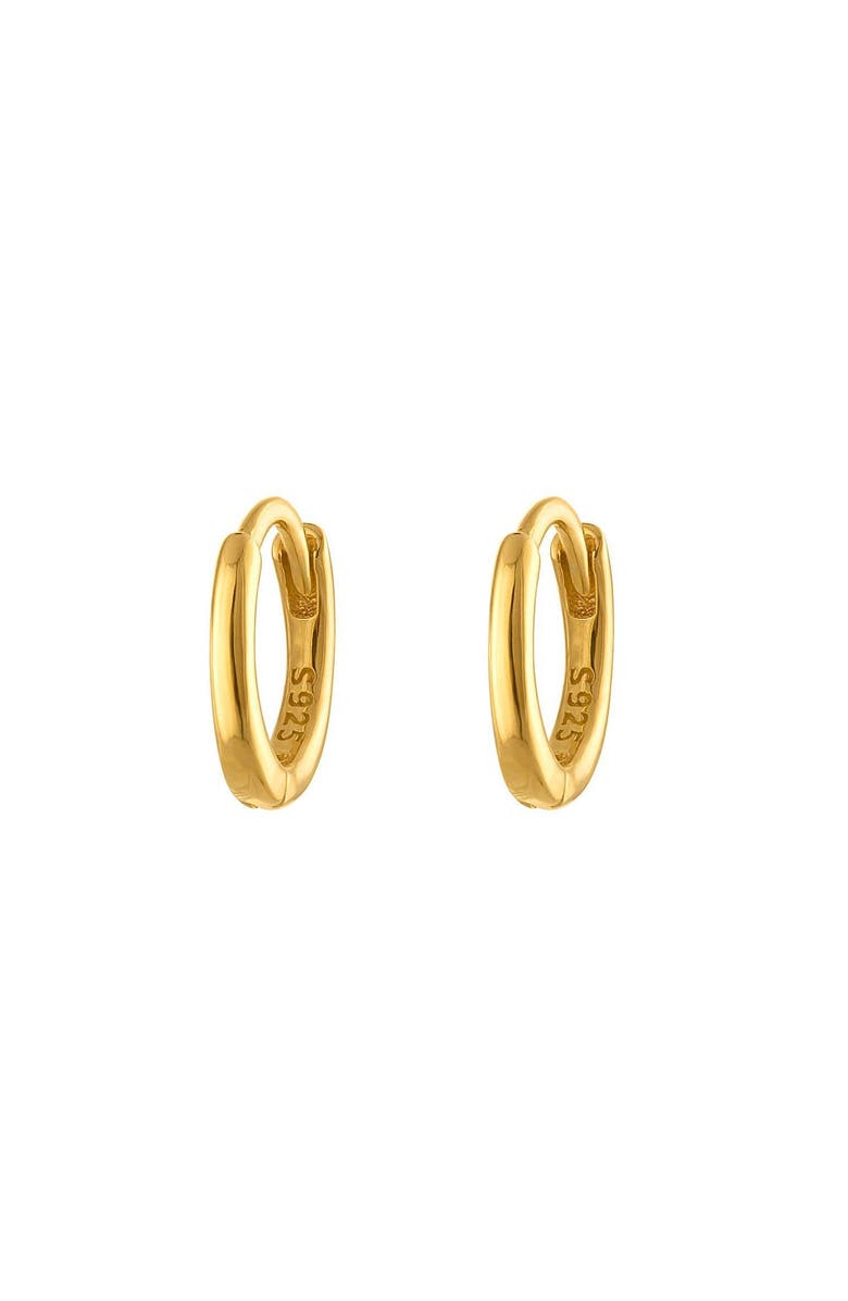 Outofoffice Gold Seven Mm Huggie Hoop Earring, Main, color, Gold