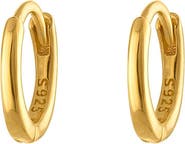 Outofoffice Gold Seven Mm Huggie Hoop Earring
