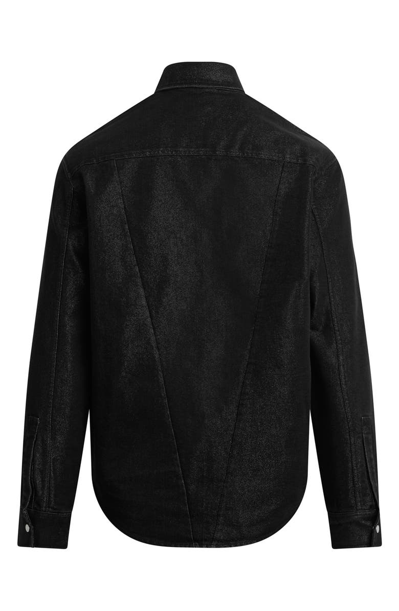 Hudson Jeans Snap-Up Denim Overshirt, Alternate, color, Stargazer