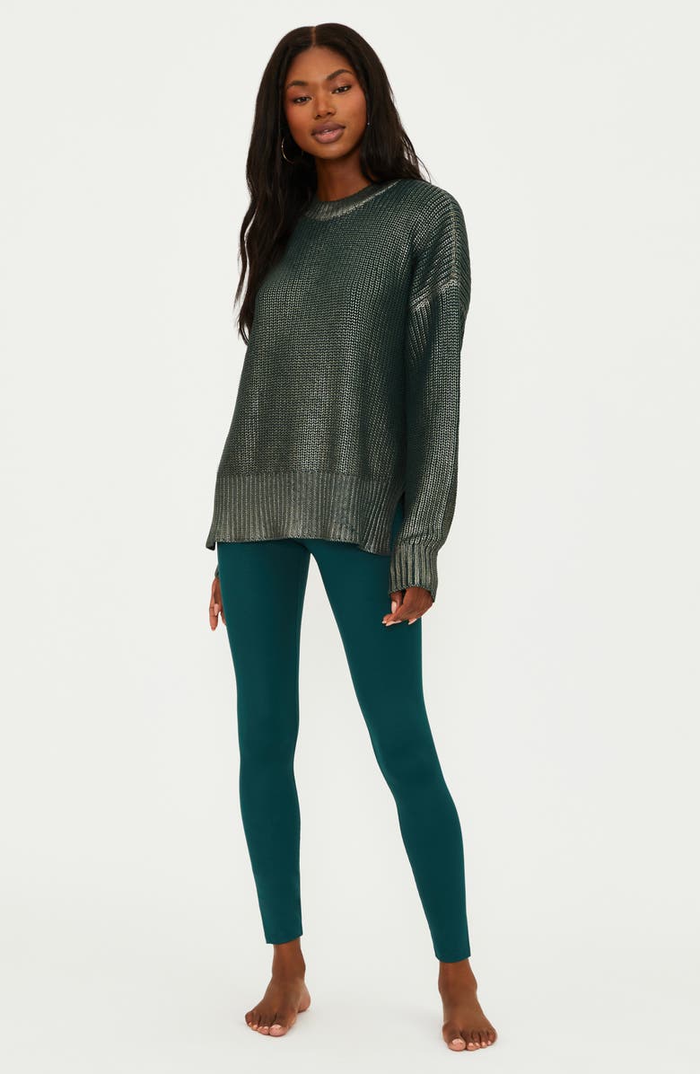Beach Riot Callie Oversize Sweater, Alternate, color, Pine Shine