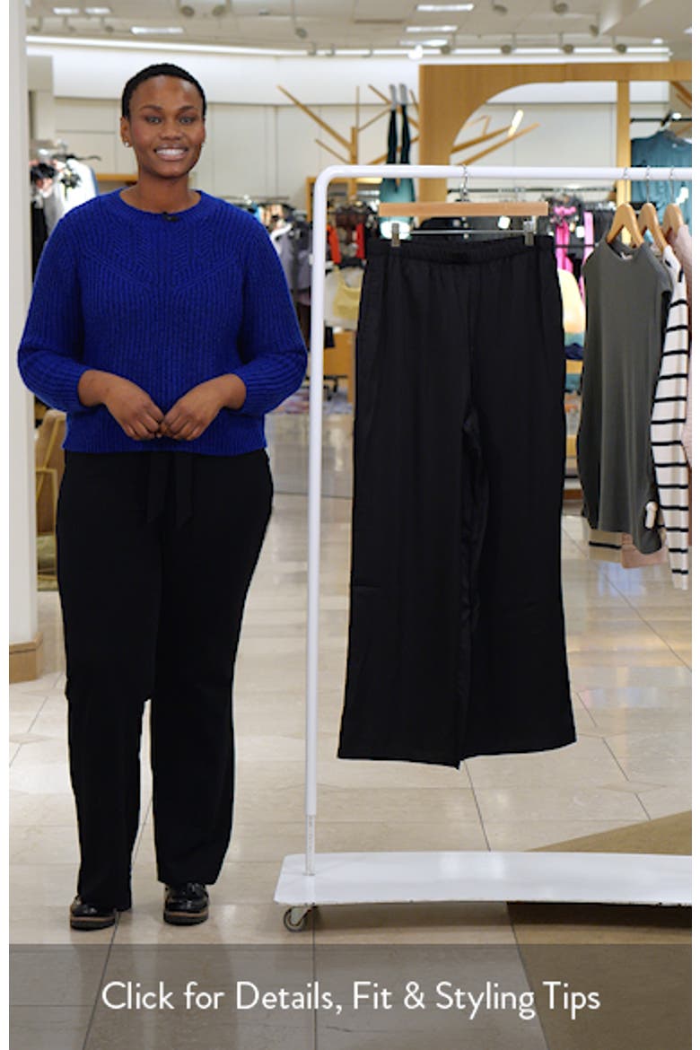 Straight Leg Elastic Waist Pants video