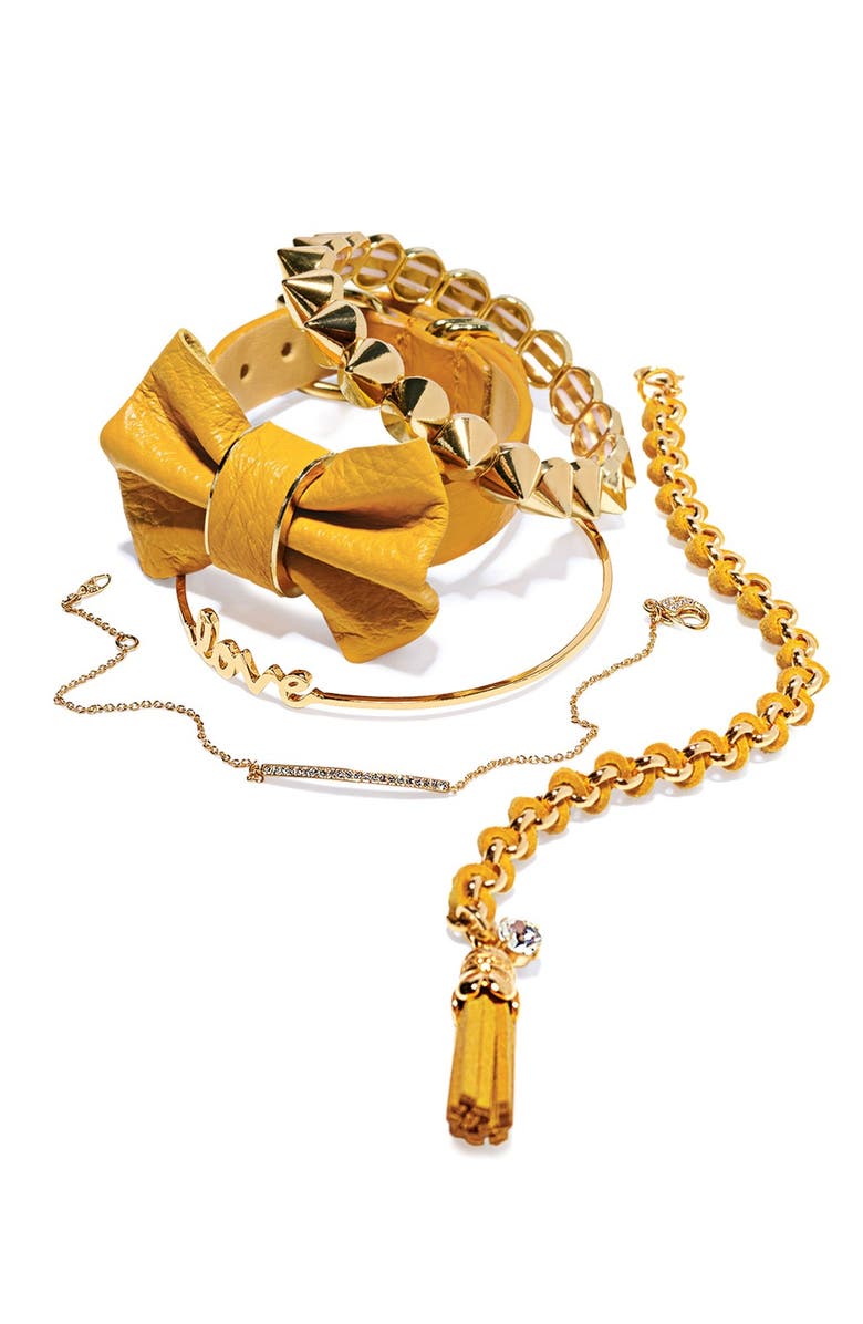 Cara Bow Bracelet, Alternate, color,