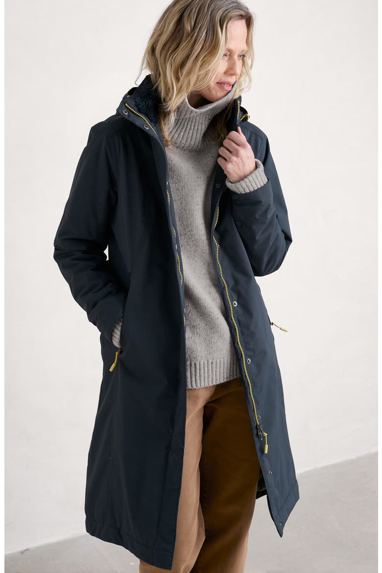 Janelle Waterproof Coat, Alternate, color, SQUID INK