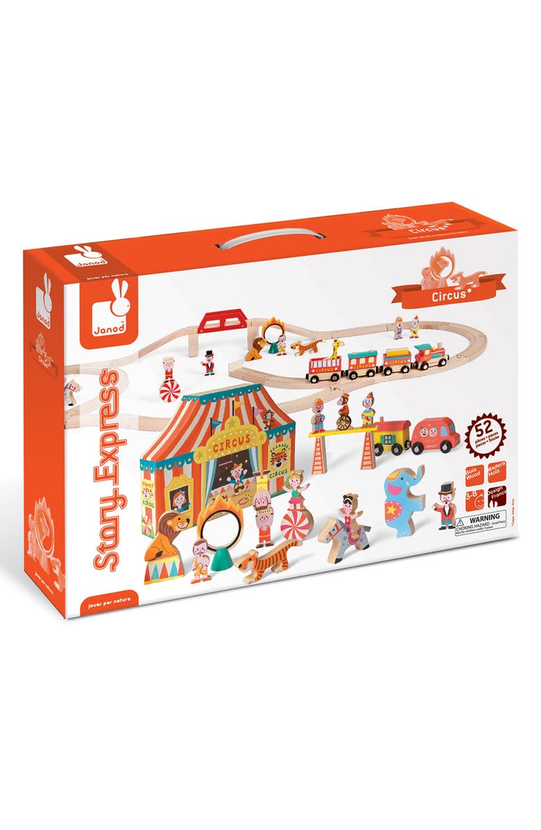 Janod 'Story Express - Circus' Train Set, Alternate, color, 