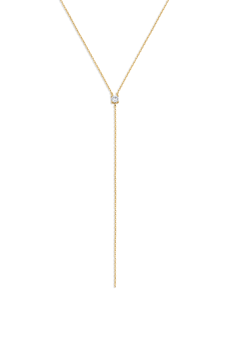 Smith Lariat Necklace, Main, color, GOLD