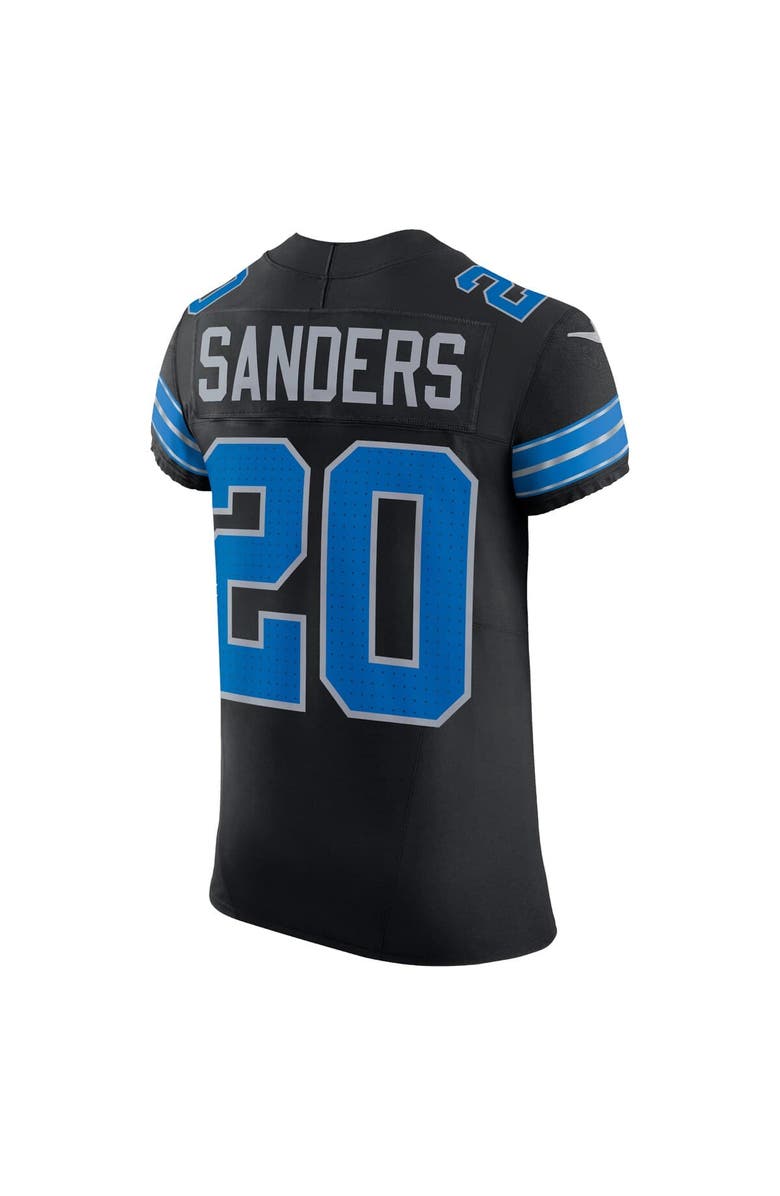 Nike Men's Nike Barry Sanders Black Detroit Lions Retired Player Alternate Vapor F.U.S.E. Elite Jersey, Alternate, color, Black