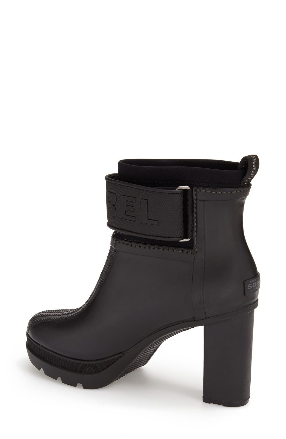 'Medina III' Waterproof Bootie, Alternate, color, BLACK
