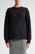 Moncler Embroidered Logo Crewneck Sweatshirt