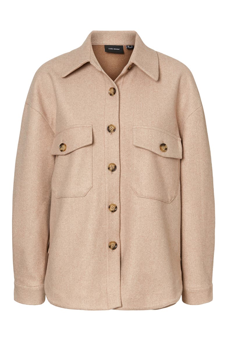 Ally Shirt Jacket, Alternate, color, SILVER MINK