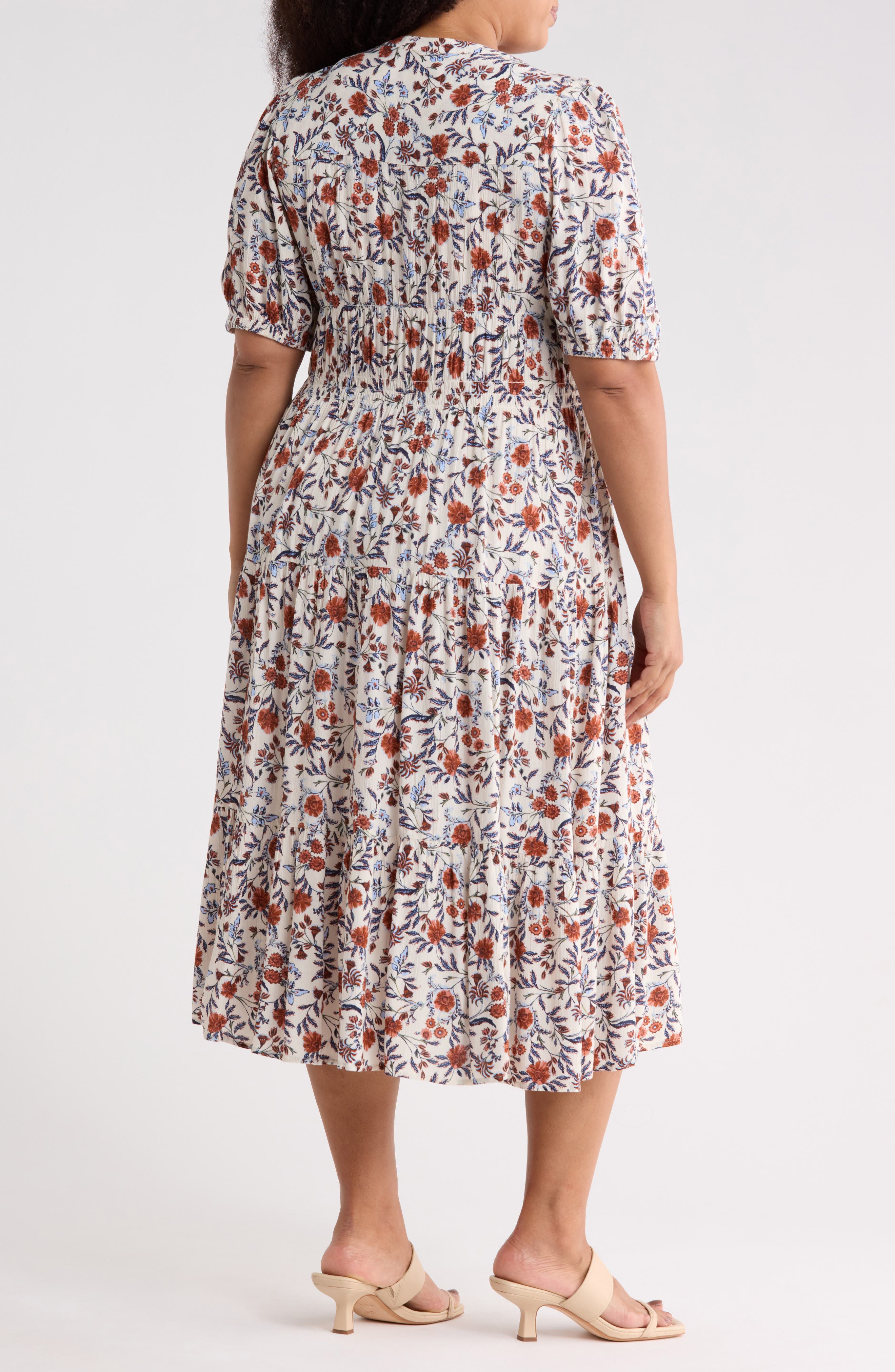 Crinkle Midi Dress - image 4