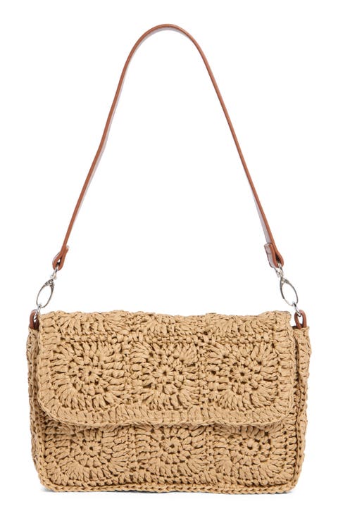 Crochet Square Shoulder Bag