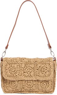 Collection XIIX Crochet Square Shoulder Bag
