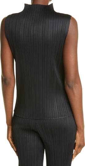 Pleats Please Issey Miyake Pleated Funnel Neck Top | Nordstrom
