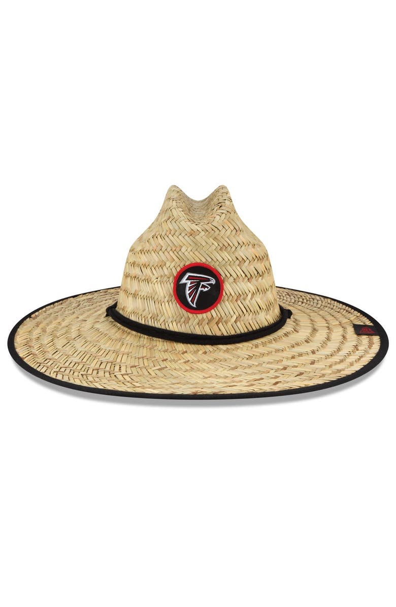 New Era Men's New Era Natural Atlanta Falcons NFL Training Camp Official Straw Lifeguard Hat, Alternate, color, Natural