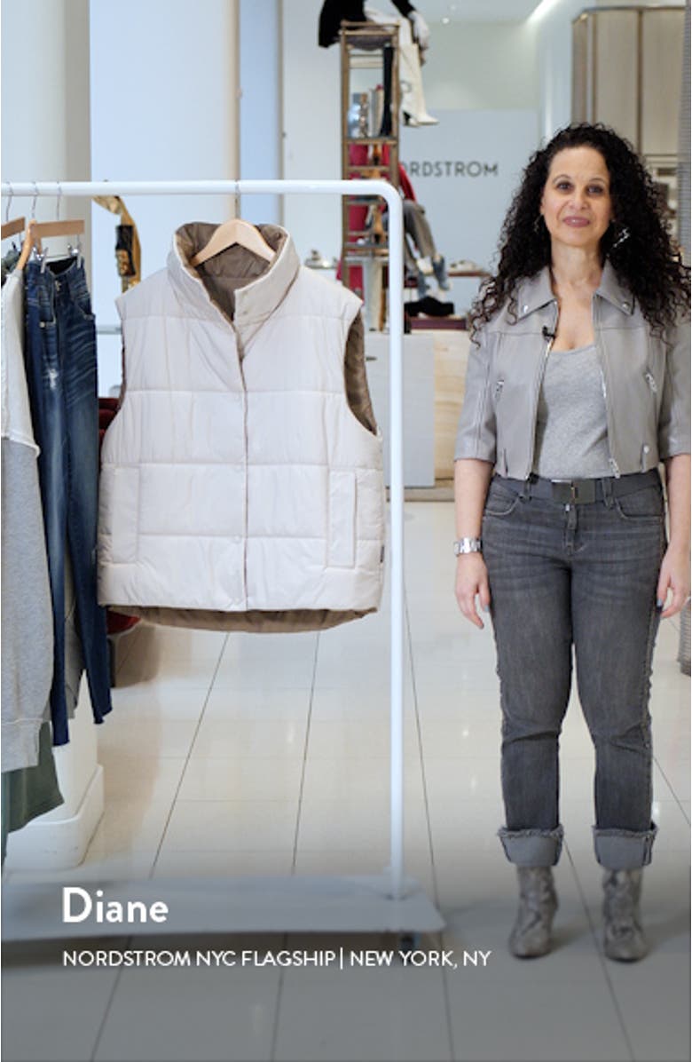 Oversize Insulated Reversible Vest, sales video thumbnail