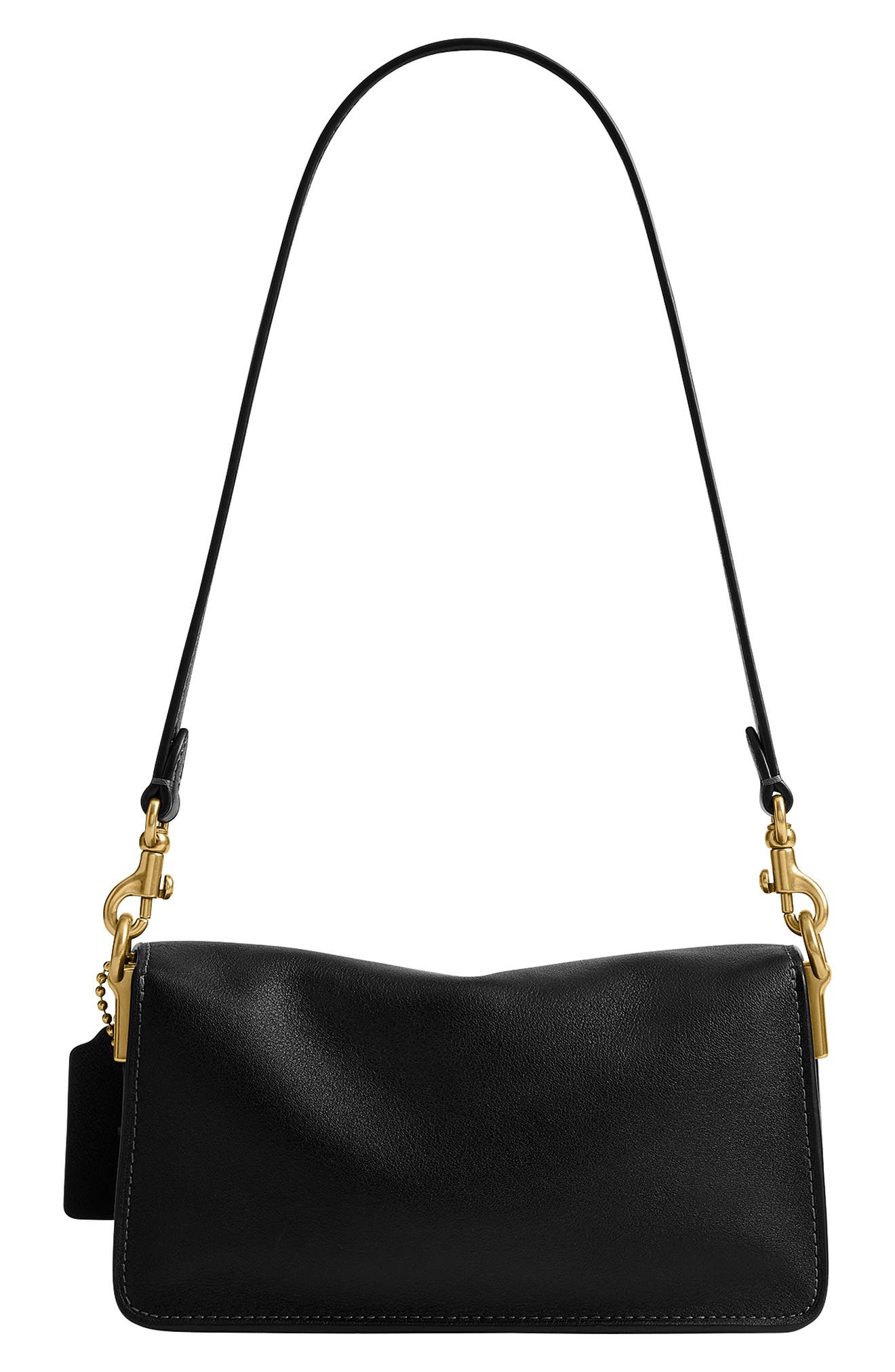 Soft Tabby 20 Leather Shoulder Bag, Alternate, color, B4/ BLACK