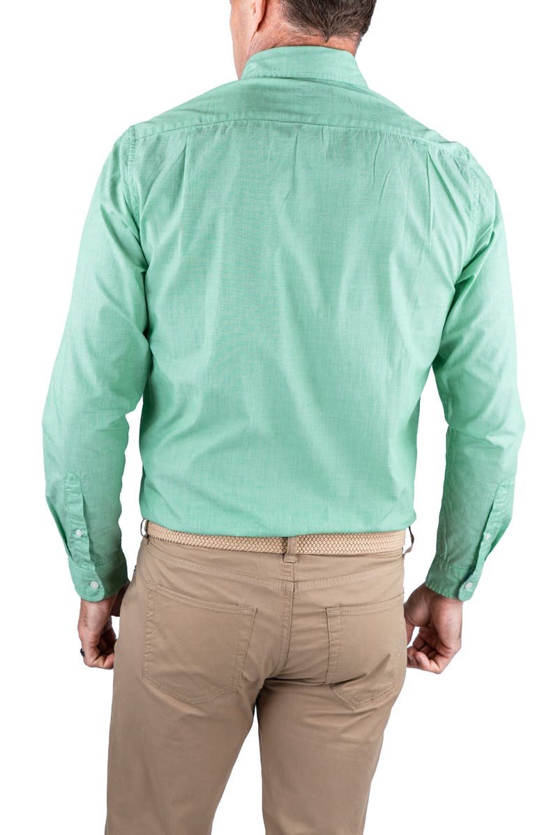 Tailor Vintage End to End Long Sleeve Button-Up Shirt, Alternate, color, Leprechaun
