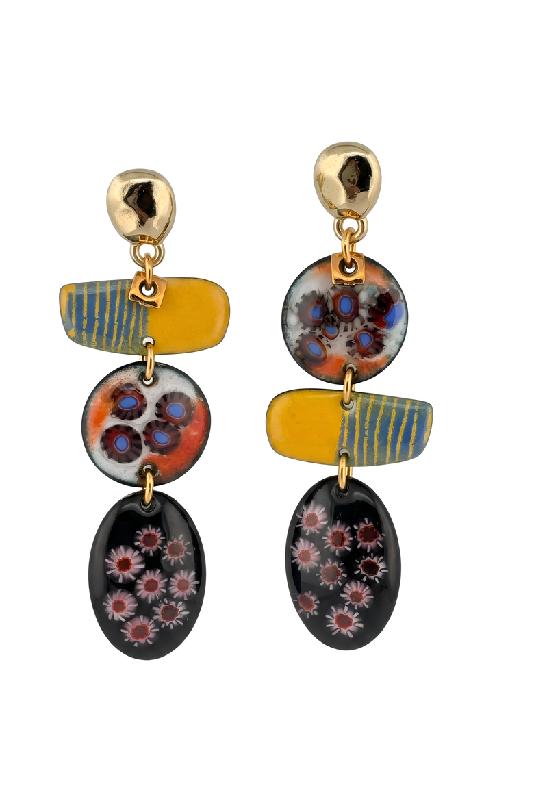 Carnival Earrings, Main, color, Multicolor