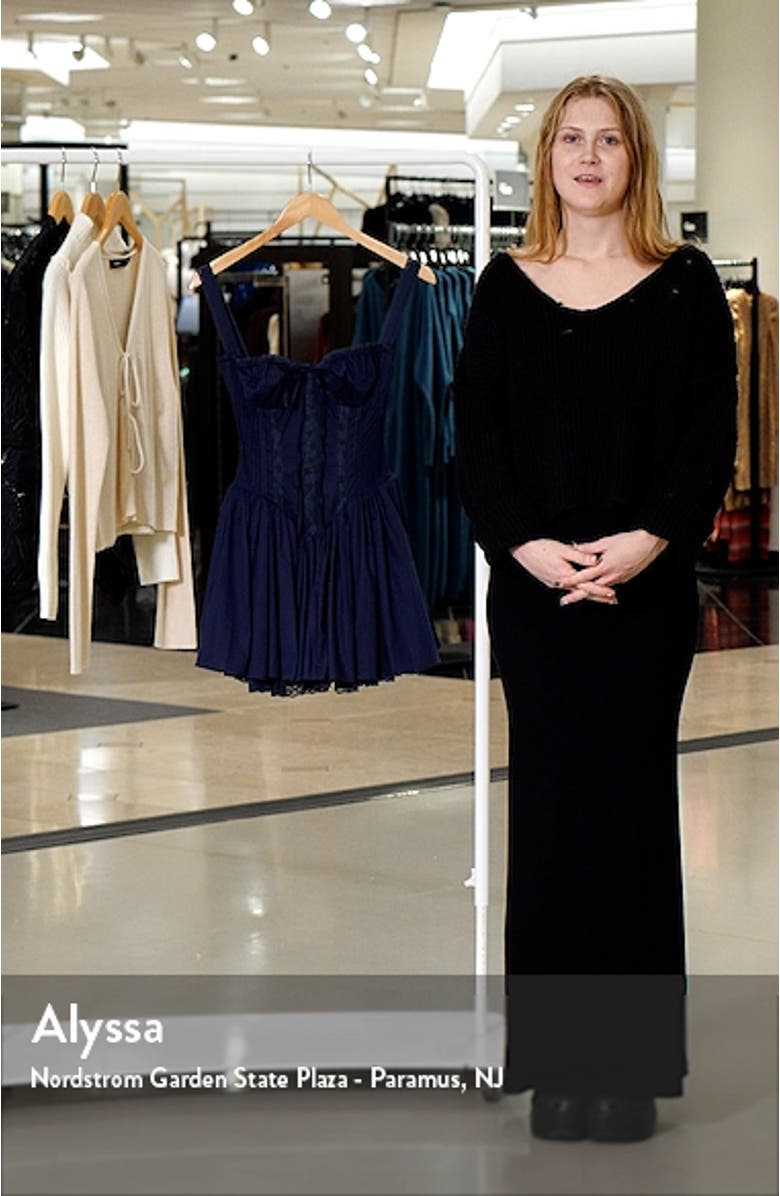 Pintuck Lace Trim Babydoll Dress, sales video thumbnail