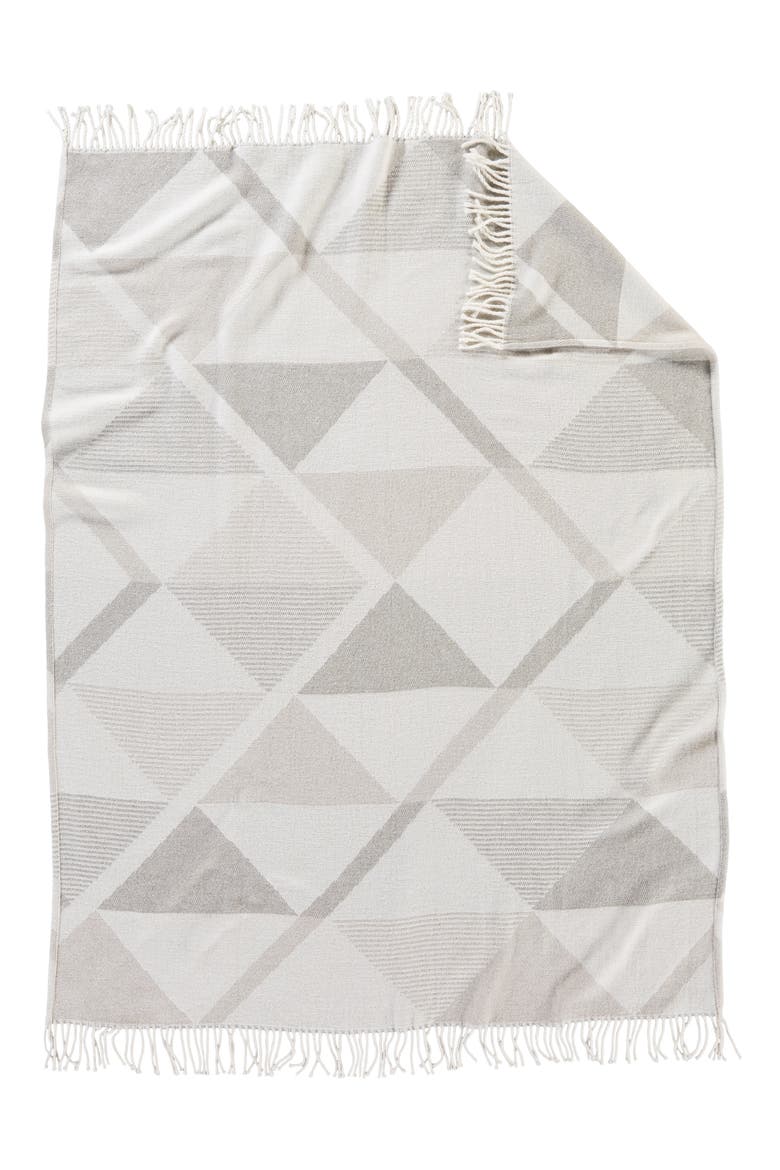 Serrado Throw Blanket, Alternate, color, GREY