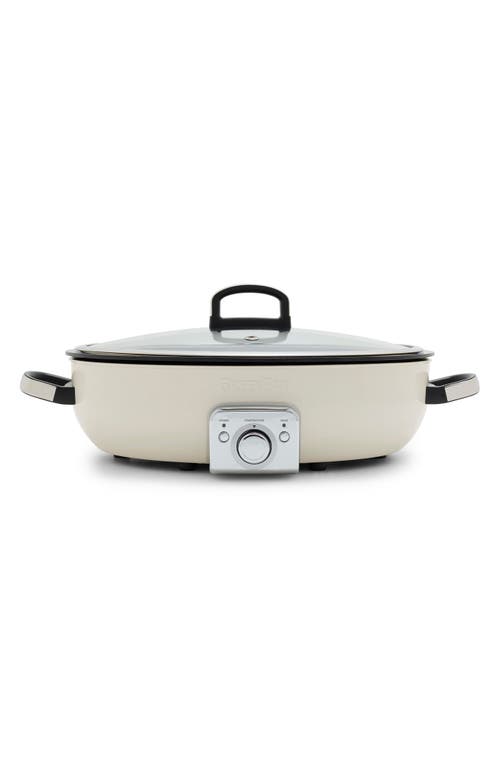 GreenPan Elite 5 1/2-Quart Oval Ceramic Electric Skillet in Cloud Cream  product