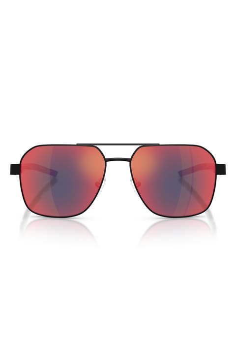 57mm Square Sunglasses