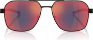 Scuderia Ferrari 57mm Square Sunglasses