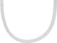 BEST SILVER Sterling Silver Herringbone Chain Necklace